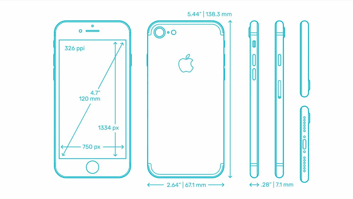 iPhone 7 dimensions